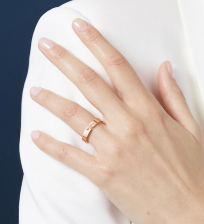 [moco jewelrys]ALLIANCE LIENS VIDENCE DIAMOND 4MM RING