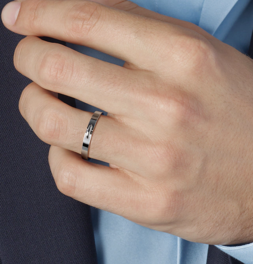 [moco jewelrys]ALLIANCE LIENS VIDENCE 3MM RING