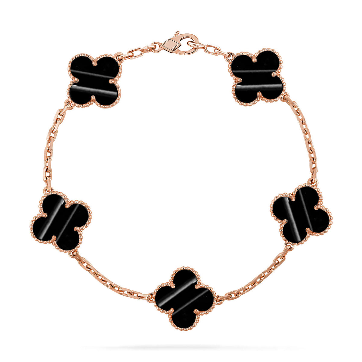 [Moco jewelrys] CLOVER 5 MOTIF PULSAR STONE BRACELET COLLECTION
