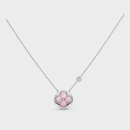 ¡®Moco¡¯SUN MOTIF PINK MOP SILVER BRACELET