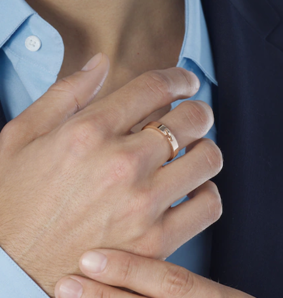 [moco jewelrys]ALLIANCE LIENS VIDENCE 4MM RING