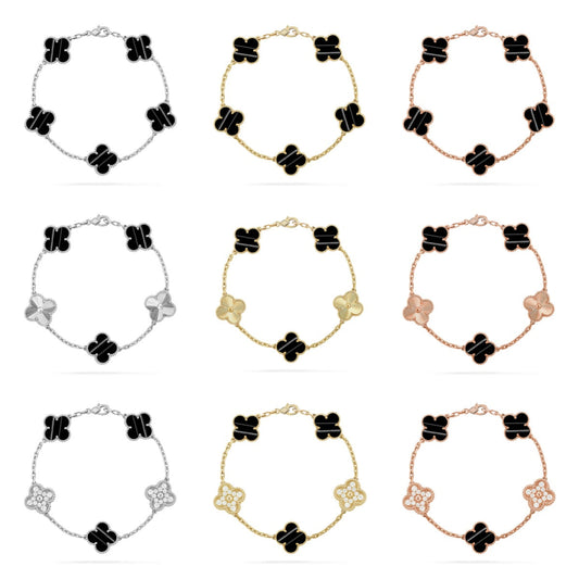 [Moco jewelrys] CLOVER 5 MOTIV PULSAR STEIN-ARMBAND-KOLLEKTION