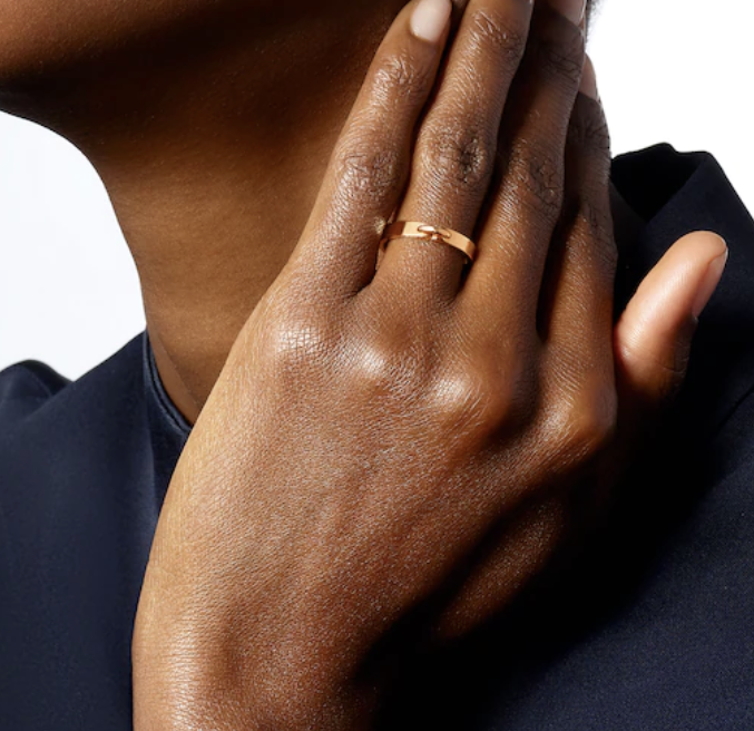 [moco jewelrys]ALLIANCE LIENS VIDENCE 3MM RING