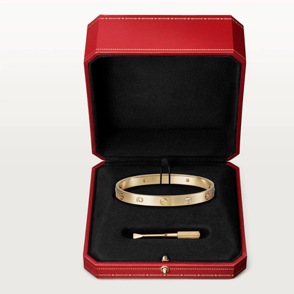 [moco jewelrys]LOVE BRACELET 6.1MM 4 DIAMONDS