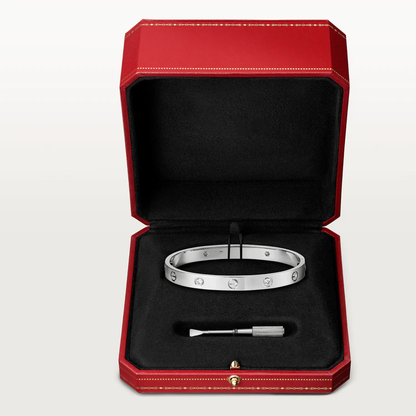 [moco jewelrys]LOVE BRACELET 6.1MM 4 DIAMONDS