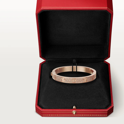 [moco jewelrys]LOVE ARMBAND 6.1MM DIAMANTBESETZT