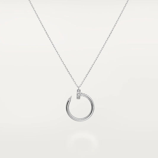 [moco jewelrys]JUSTE NECKLACE SILVER