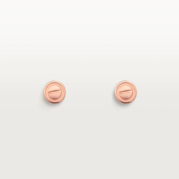 ¡®Moco¡¯LOVE EARRINGS PINK GOLD 10MM