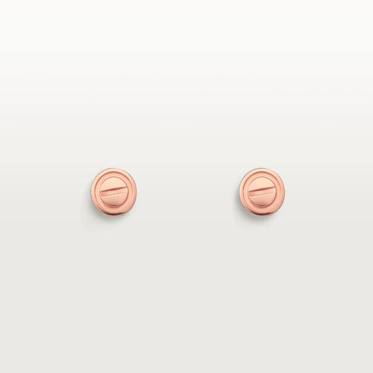 [moco jewelrys]LOVE OHRRINGE ROSÉGOLD 10MM
