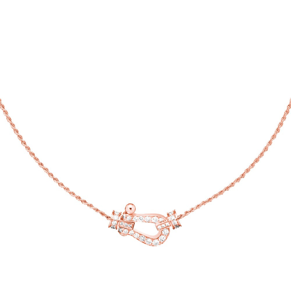[moco jewelrys]FORCE 10 ROSÉGOLD DIAMANT HALSKETTE
