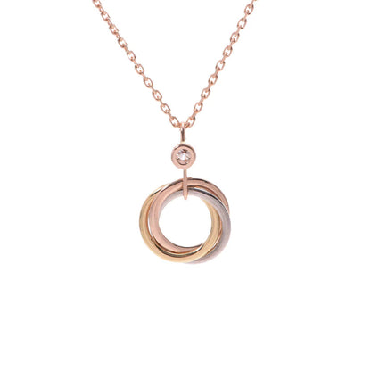 [moco jewelrys]TRINITY SILBER GOLD ROSÉGOLD HALSKETTE