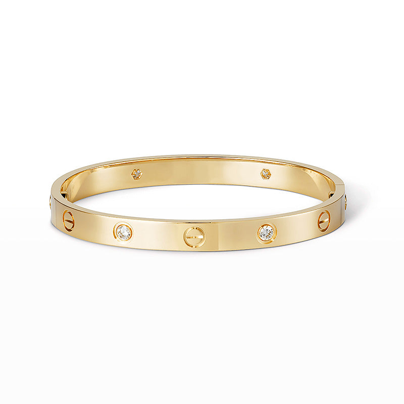 [moco jewelrys]LOVE BRACELET 6.1MM 4 DIAMONDS