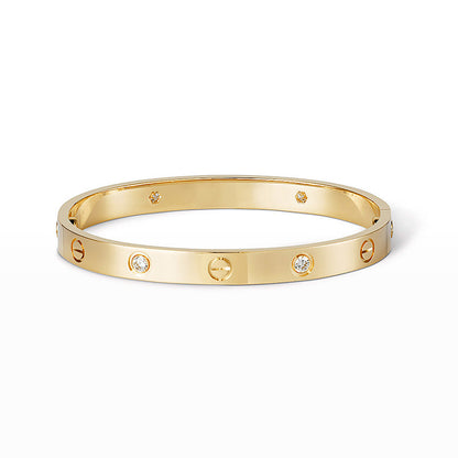 [moco jewelrys]LOVE BRACELET 6.1MM 4 DIAMONDS
