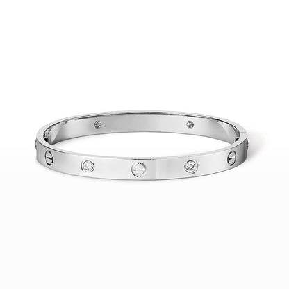 [moco jewelrys]LOVE BRACELET 6.1MM 4 DIAMONDS