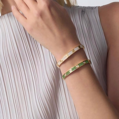 [Moco ]2026 PAVE GEMSTONE LOVE BRACELET 6.1MM 10 DIAMONDS