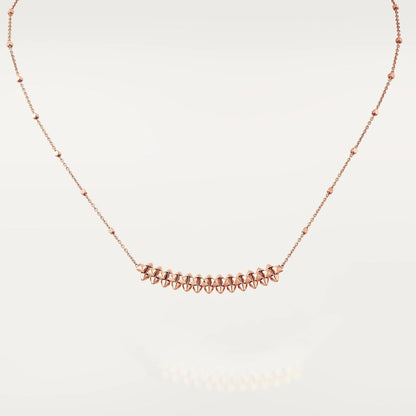 [moco jewelrys]CLASH PINK GOLD NECKLACE