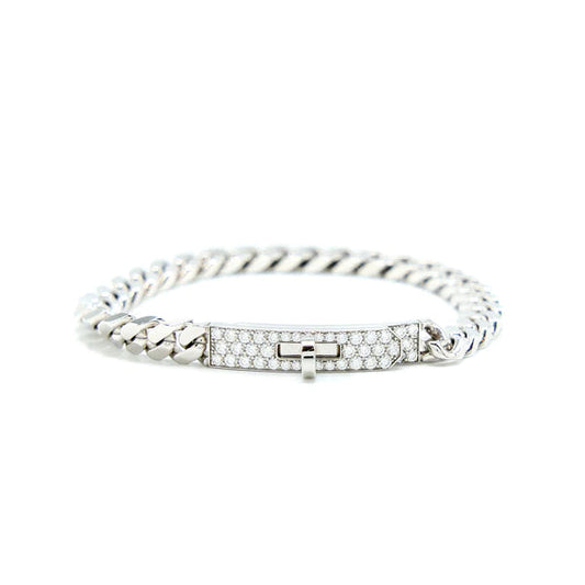 [moco jewelrys]KELLY KETTE SILBER DIAMANTENARMBAND