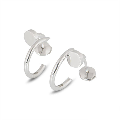 [moco jewelrys]JUSTE EARRINGS SILVER