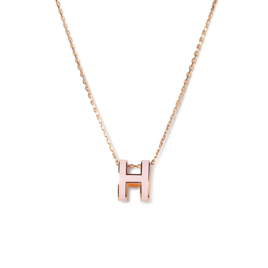 [moco jewelrys]POP H ANHÄNGER ROSÉGOLD