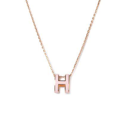 [moco jewelrys]POP H ANHÄNGER ROSÉGOLD