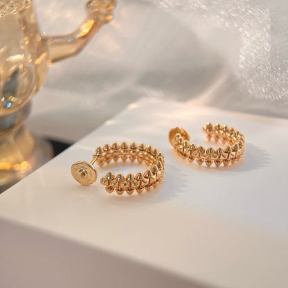 [moco jewelrys]CLASH SMALL HOOP EARRINGS