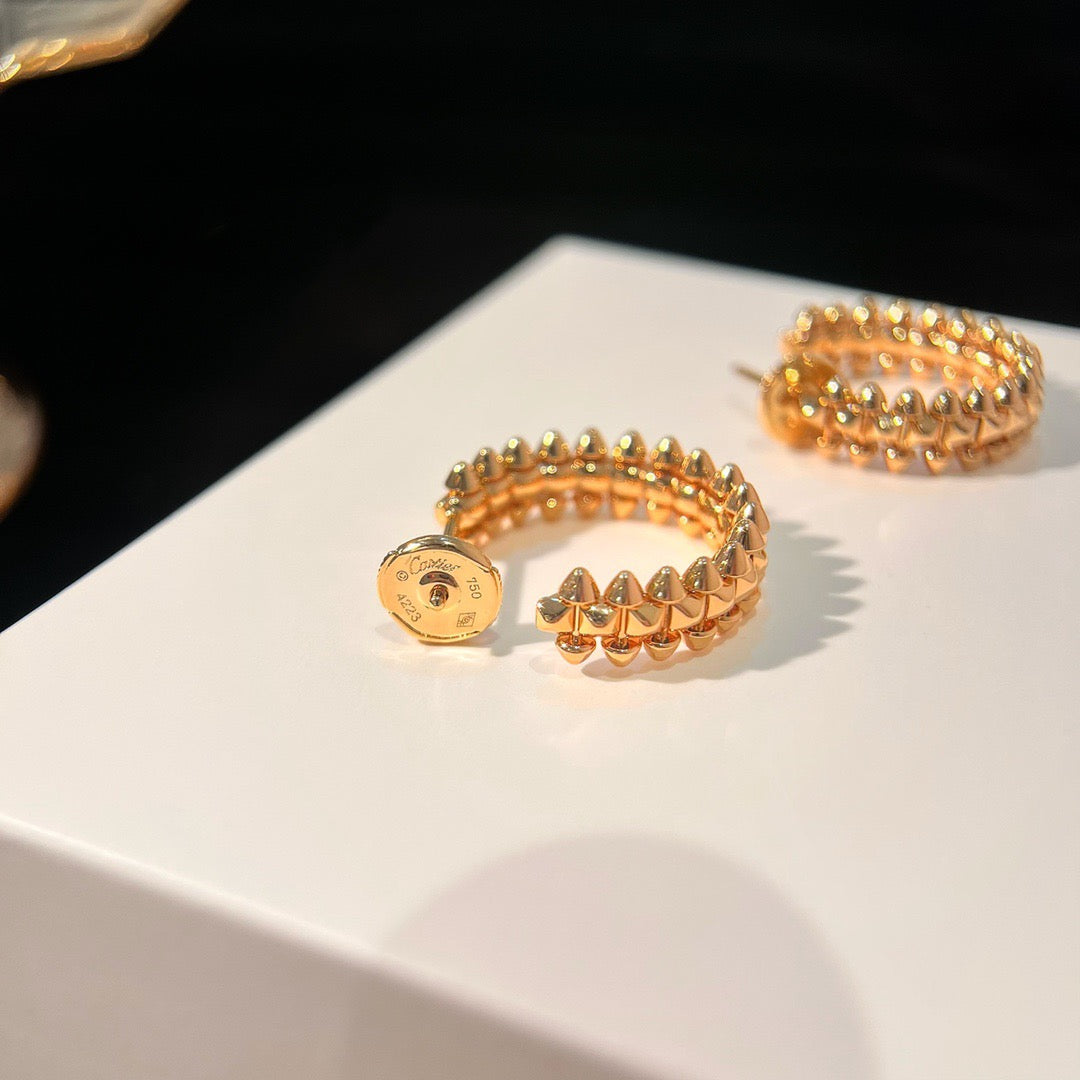 [moco jewelrys]CLASH SMALL HOOP EARRINGS