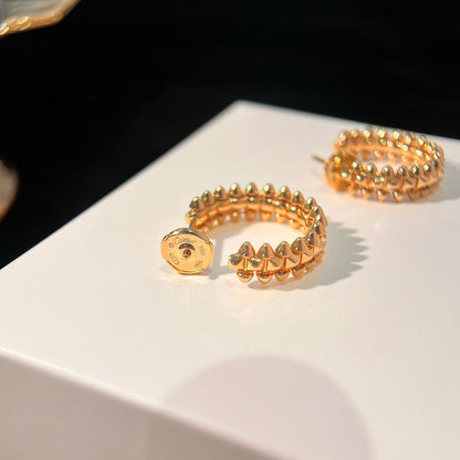 [moco jewelrys]CLASH SMALL HOOP EARRINGS