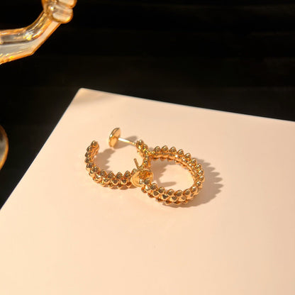 [moco jewelrys]CLASH SMALL HOOP EARRINGS