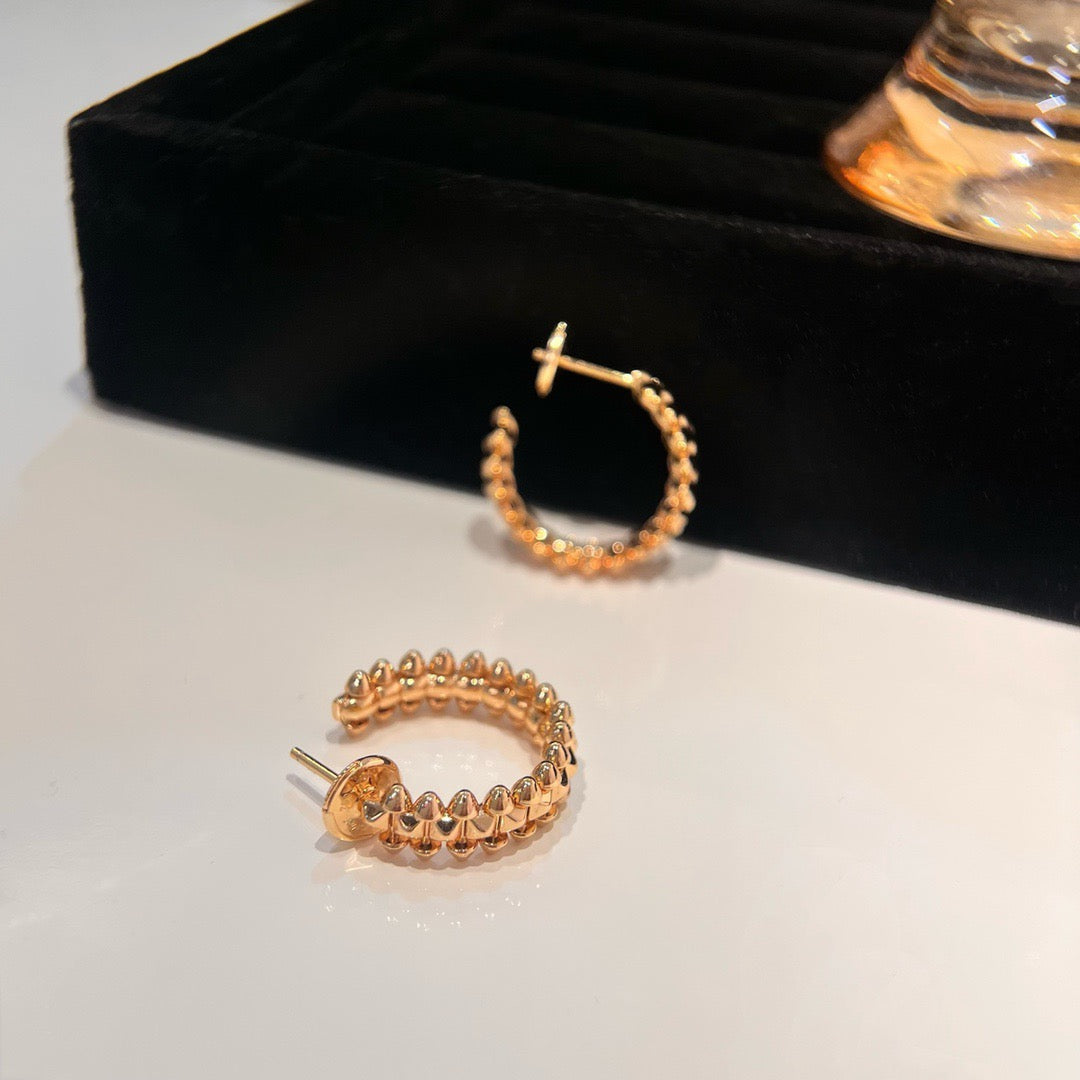 [moco jewelrys]CLASH SMALL HOOP EARRINGS