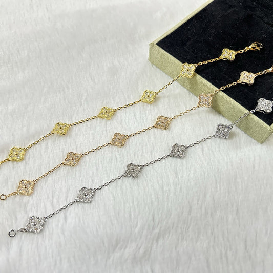 [Moco jewelrys]KLEEBKATT 6 MOTIV DIAMANT ARMREIF