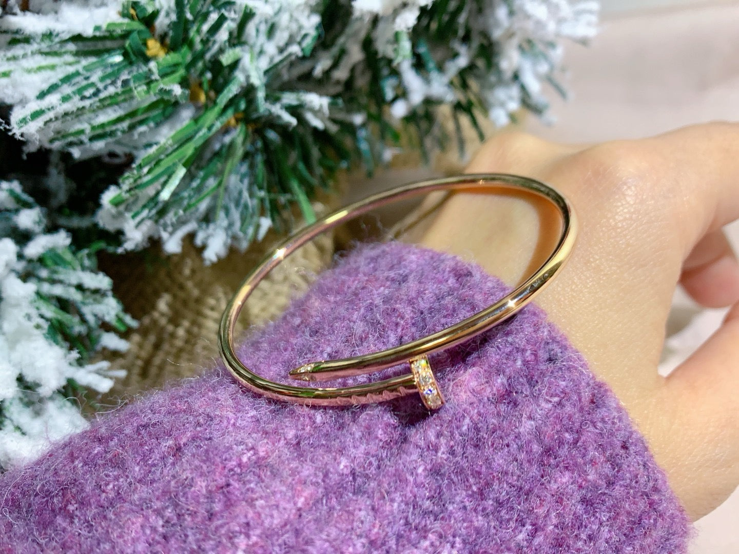 ¡®Moco¡¯JUSTE BRACELET 2.5MM DIAMONDS