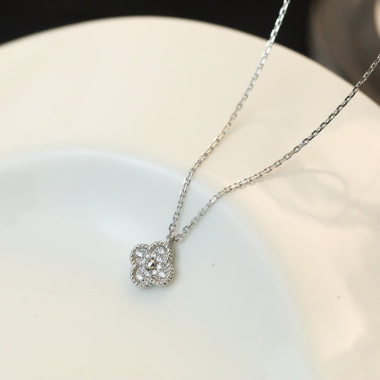 [moco jewelrys]KLEE MINI 9.5MM ANHÄNGER DIAMANT HALSKETTE