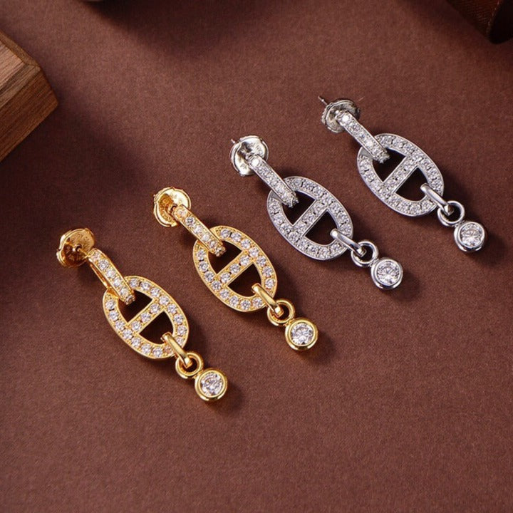 [moco jewelrys]HM KETTEN DIAMANT-OHRRINGE