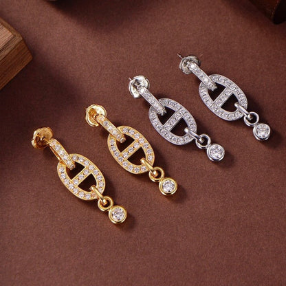 [moco jewelrys]HM KETTEN DIAMANT-OHRRINGE