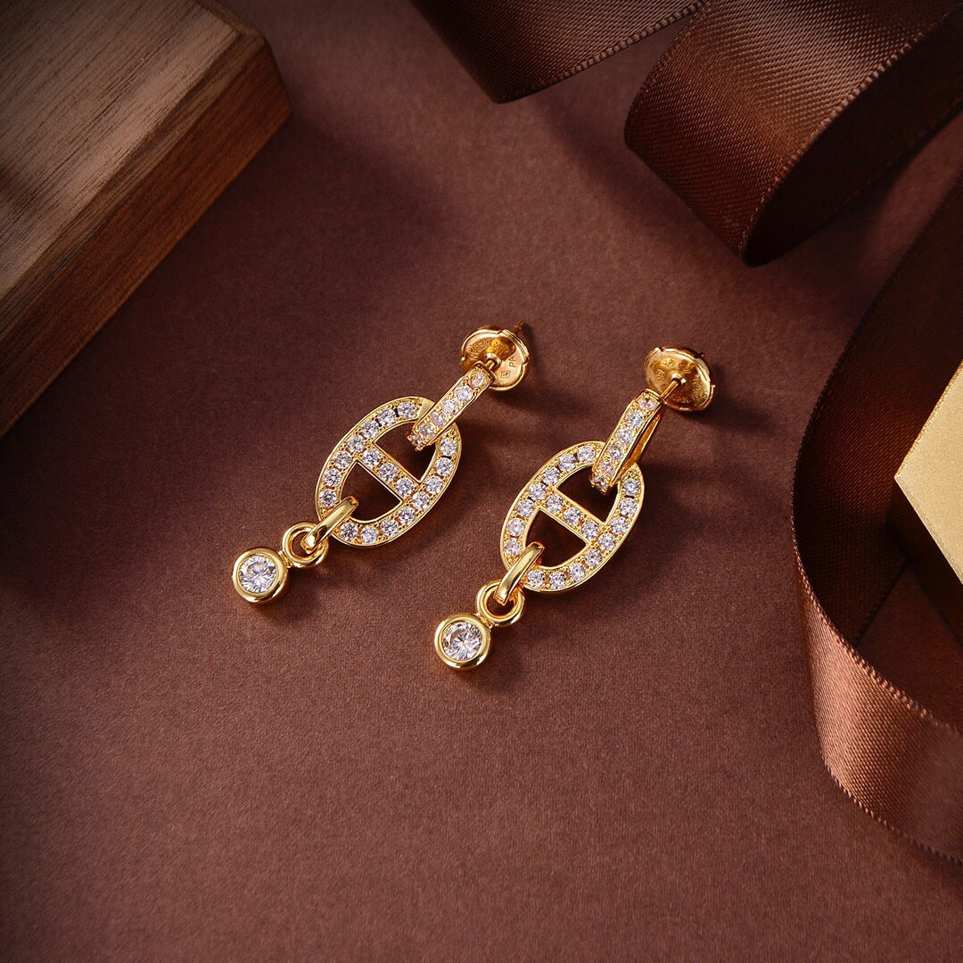 [moco jewelrys]HM KETTEN DIAMANT-OHRRINGE