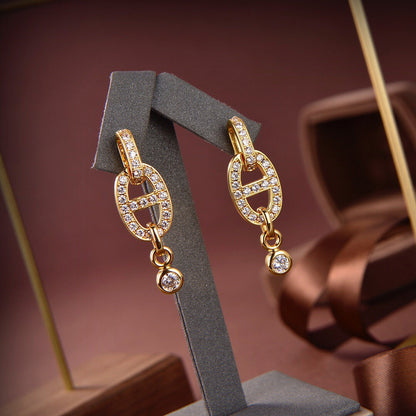 [moco jewelrys]HM KETTEN DIAMANT-OHRRINGE