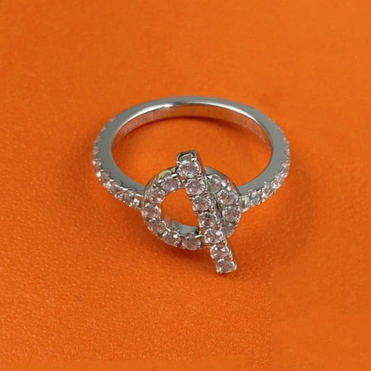 [moco jewelrys]ECHAPPEE RING SILVER DIAMOND