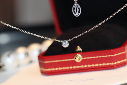 [moco jewelrys]DAMOUR DIAMOND NECKLACE