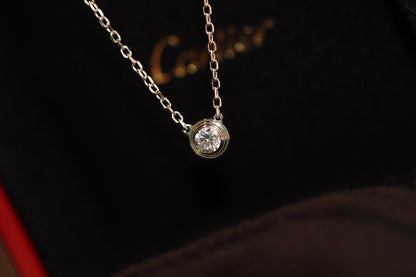 [moco jewelrys]DAMOUR DIAMOND NECKLACE