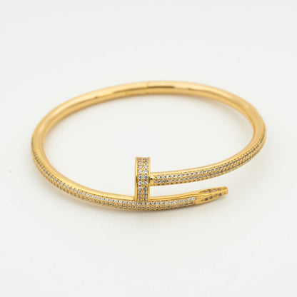 [moco jewelrys]JUSTE BRACELET 3.5MM ALL DIAMONDS