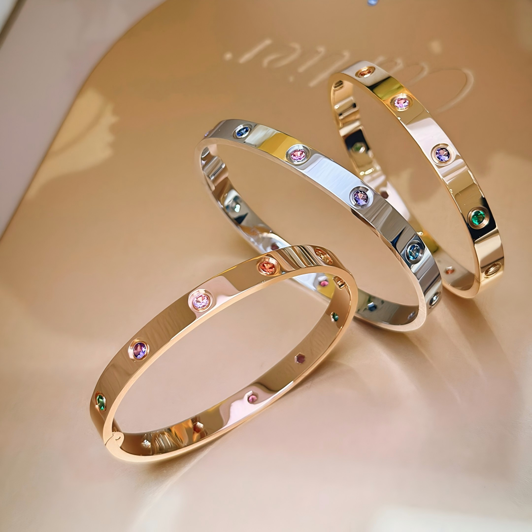 [Moco ]2026 RAINBOW LOVE BRACELET 6.1MM  10 DIAMONDS