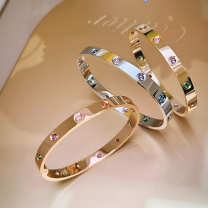 [Moco ]2026 RAINBOW LOVE BRACELET 6.1MM  10 DIAMONDS
