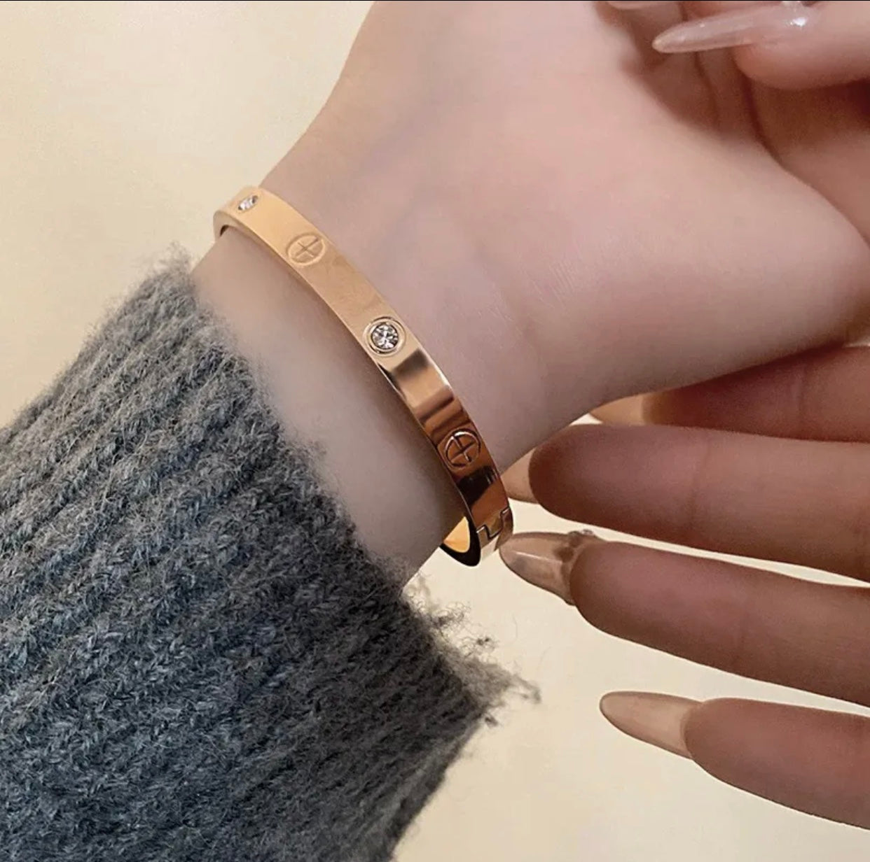 [Moco ]2026 RAINBOW LOVE BRACELET 6.1MM  10 DIAMONDS