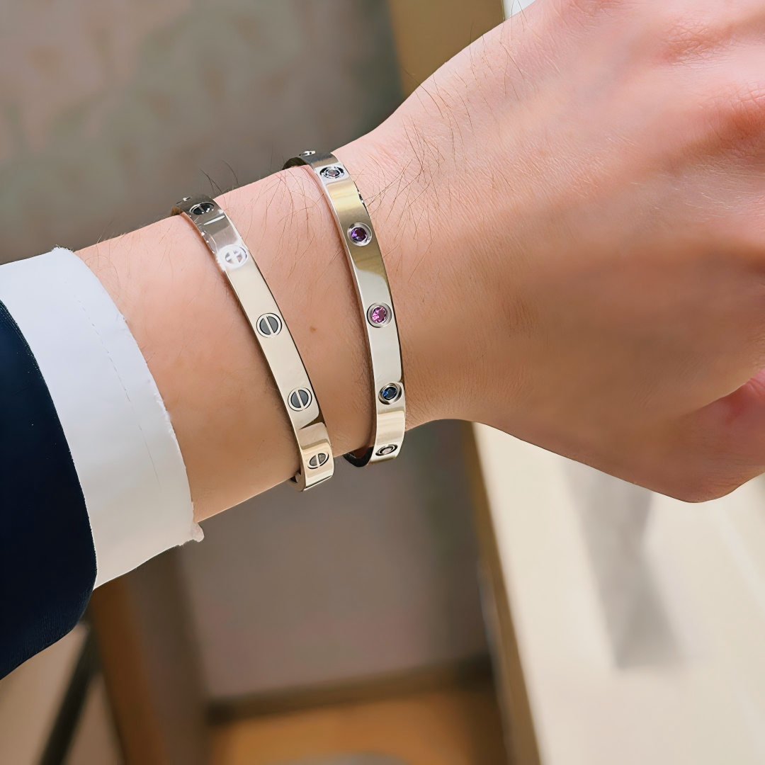 [Moco ]2026 RAINBOW LOVE BRACELET 6.1MM  10 DIAMONDS