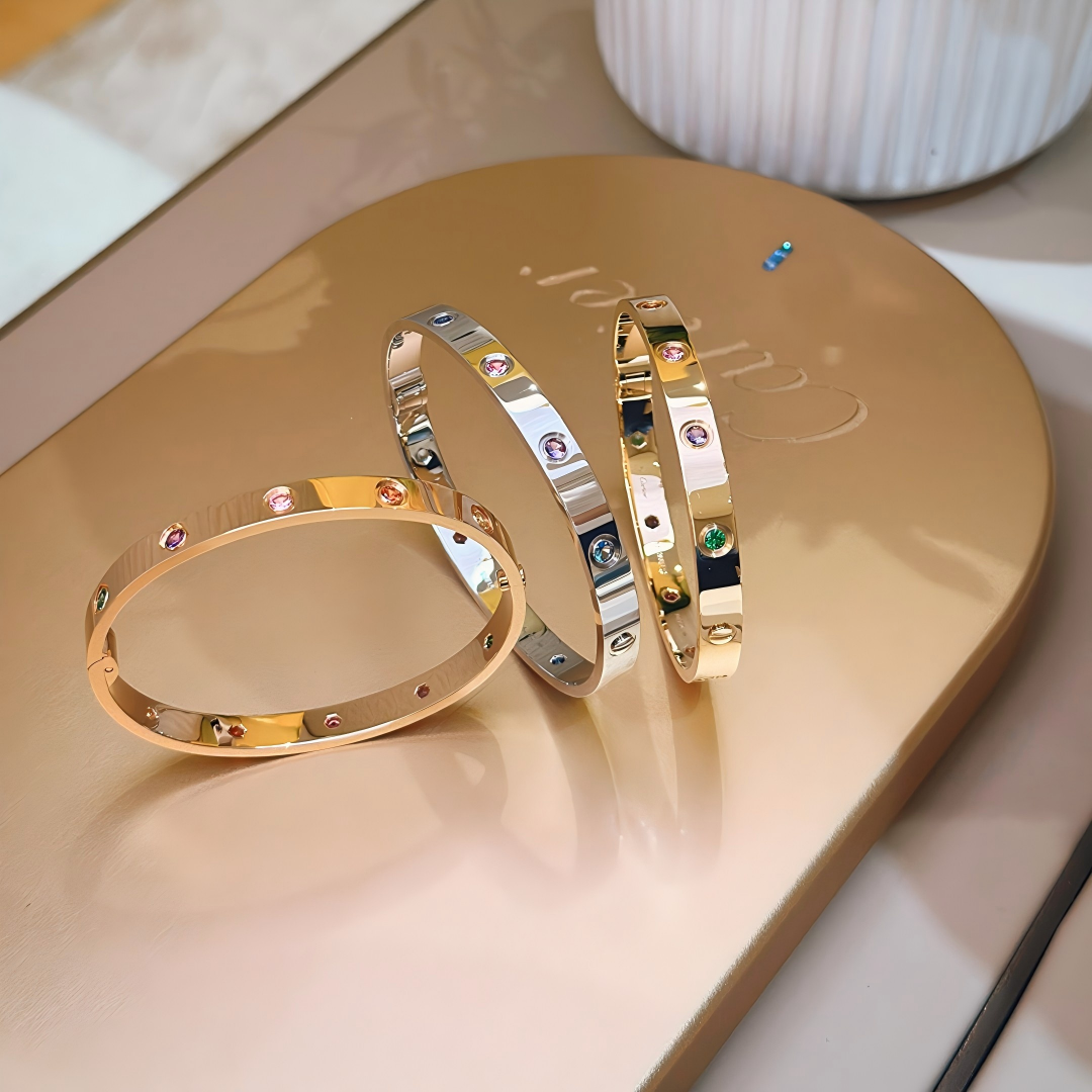 [Moco ]2026 RAINBOW LOVE BRACELET 6.1MM  10 DIAMONDS
