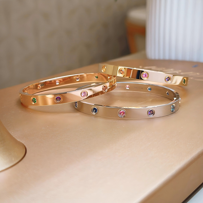 [Moco ]2026 RAINBOW LOVE BRACELET 6.1MM  10 DIAMONDS