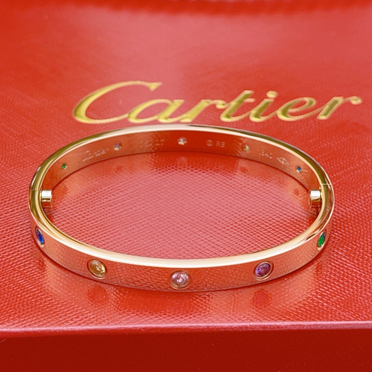 [Moco ]2026 RAINBOW LOVE BRACELET 6.1MM  10 DIAMONDS