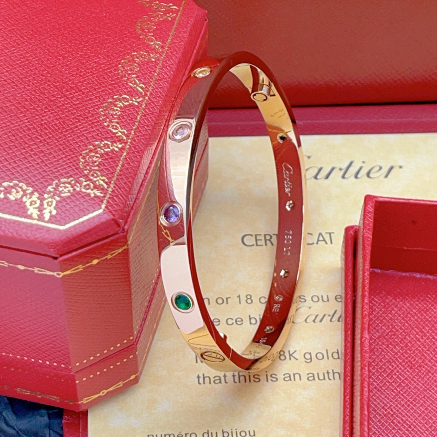 [Moco ]2026 RAINBOW LOVE BRACELET 6.1MM  10 DIAMONDS