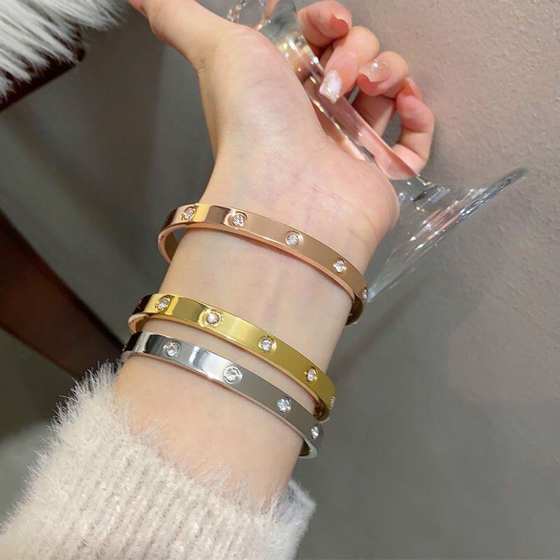 [Moco ]2026 RAINBOW LOVE BRACELET 6.1MM  10 DIAMONDS