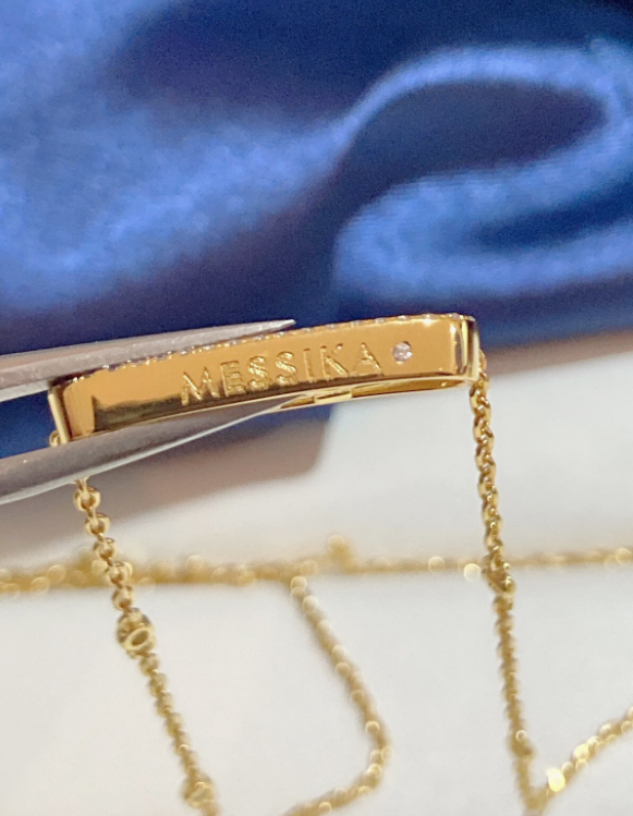 [moco jewelrys]MK MOVE FULL DIAMOND NECKLACE